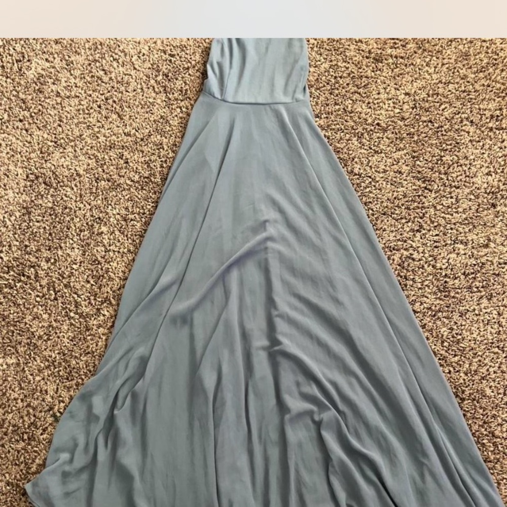 Elegant Blue Maxi Dress